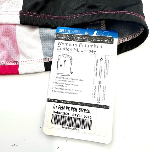 Pearl Izumi Women’s XL Select Sleeveless Singlet Bike Cycling Jersey Half Zip - Picture 9 of 13